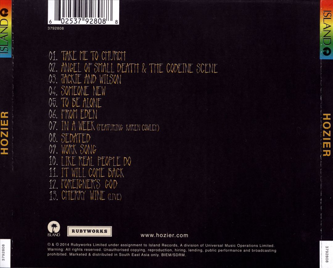 Hozier cover art