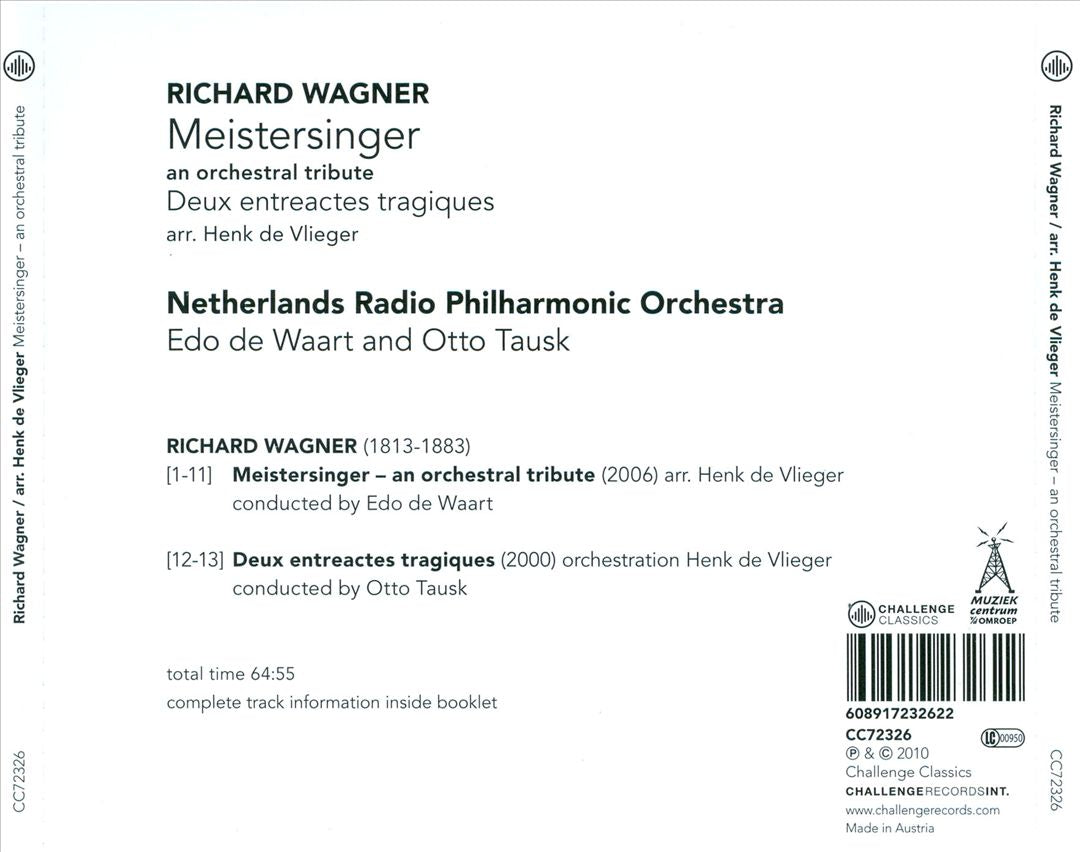 Henk de Vlieger: Meistersinger - An Orchestral Tribute cover art