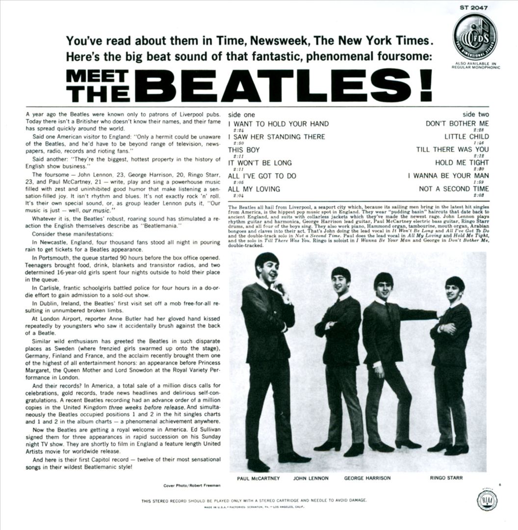 Meet the Beatles! cover art
