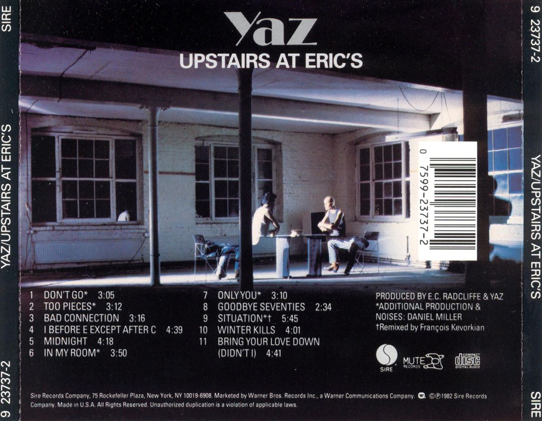 Upstairs at Eric's cover art