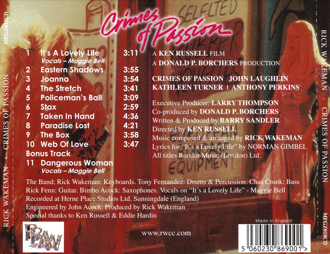 Crimes of Passion cover art