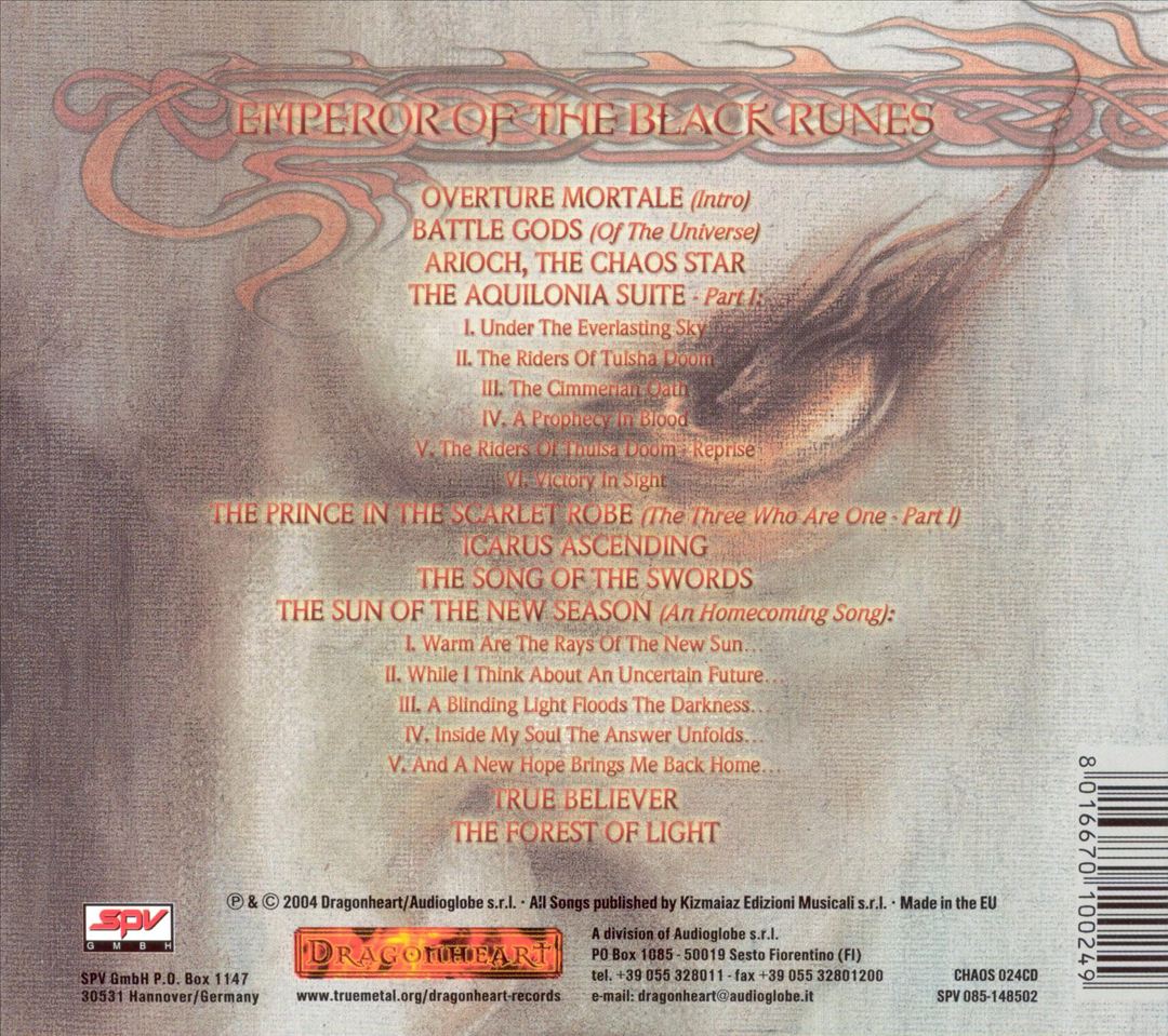 Emperor of the Black Runes cover art
