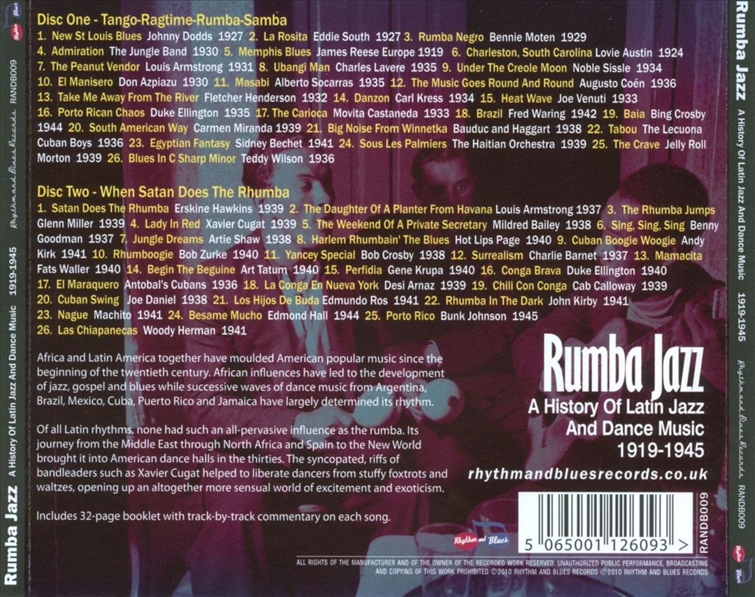 Rumba Jazz: A History of Latin Jazz and Dance Music 1919-1945 cover art