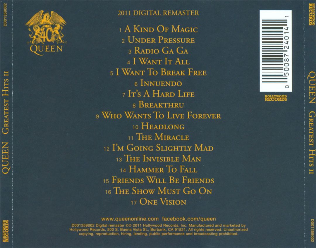 Greatest Hits II cover art