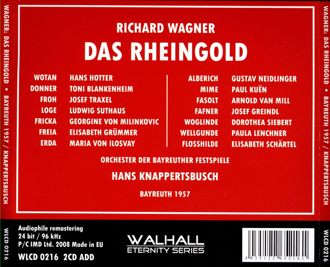 Wagner: Das Rheingold cover art