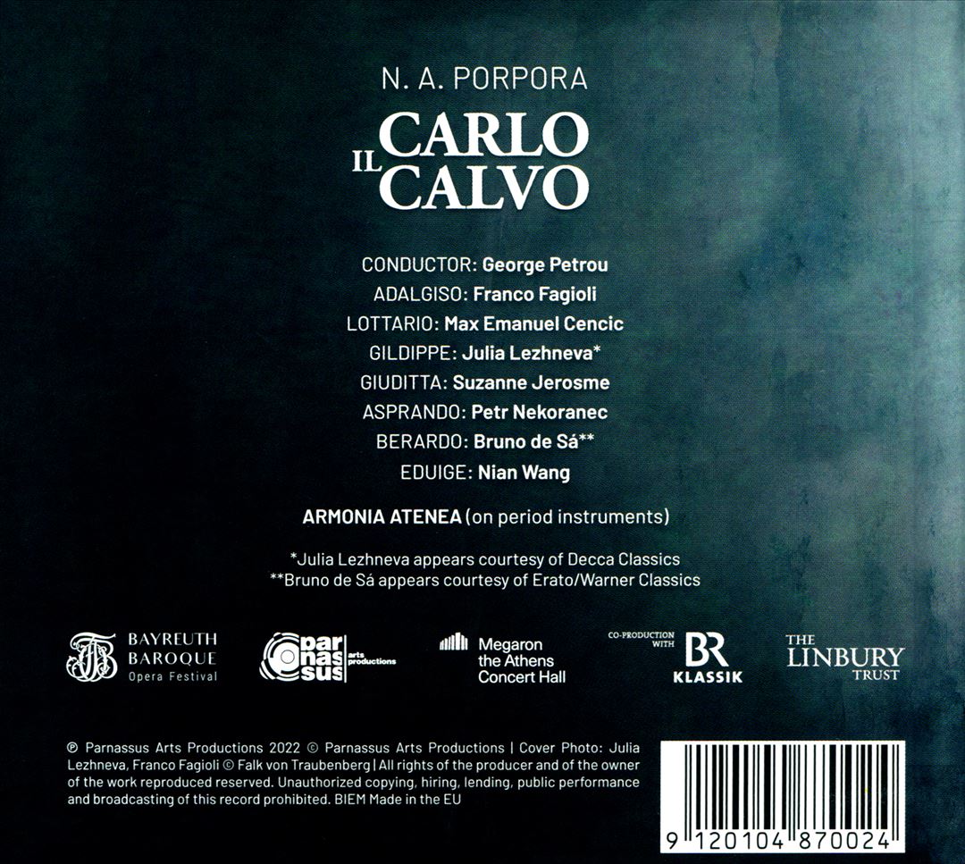 N.A. Porpora: Carlo il Calvo cover art
