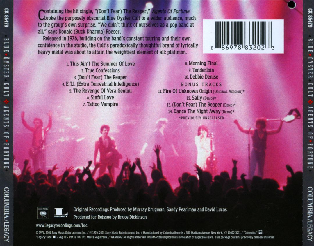 Agents of Fortune cover art