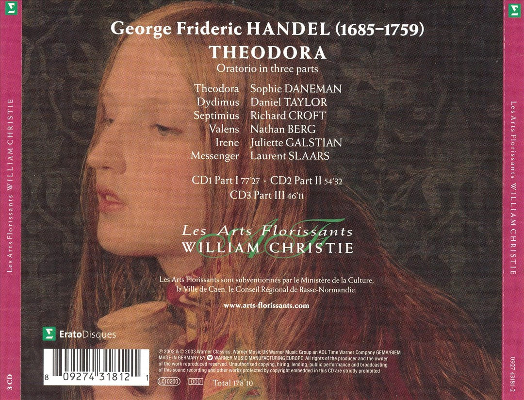 Handel: Theodora cover art