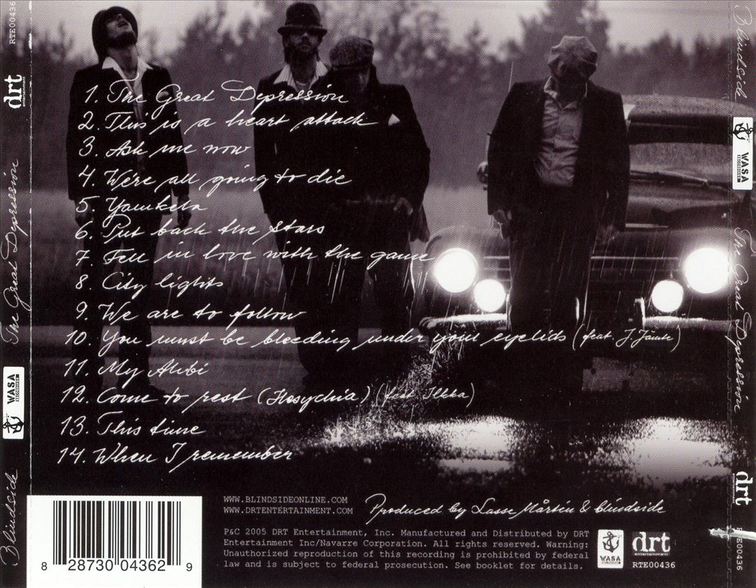 Great Depression cover art