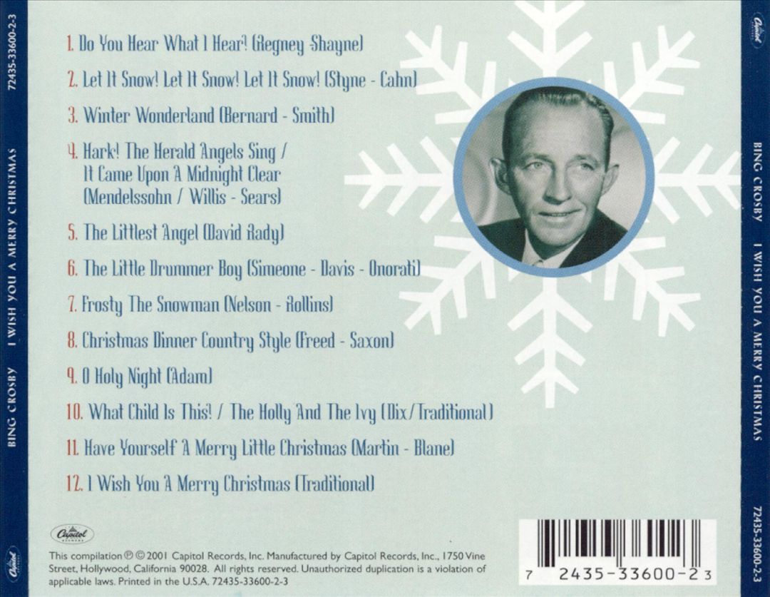 I Wish You a Merry Christmas cover art