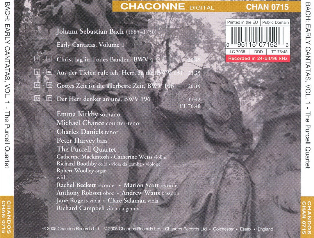 J.S. Bach: Early Cantatas, Vol. 1 cover art