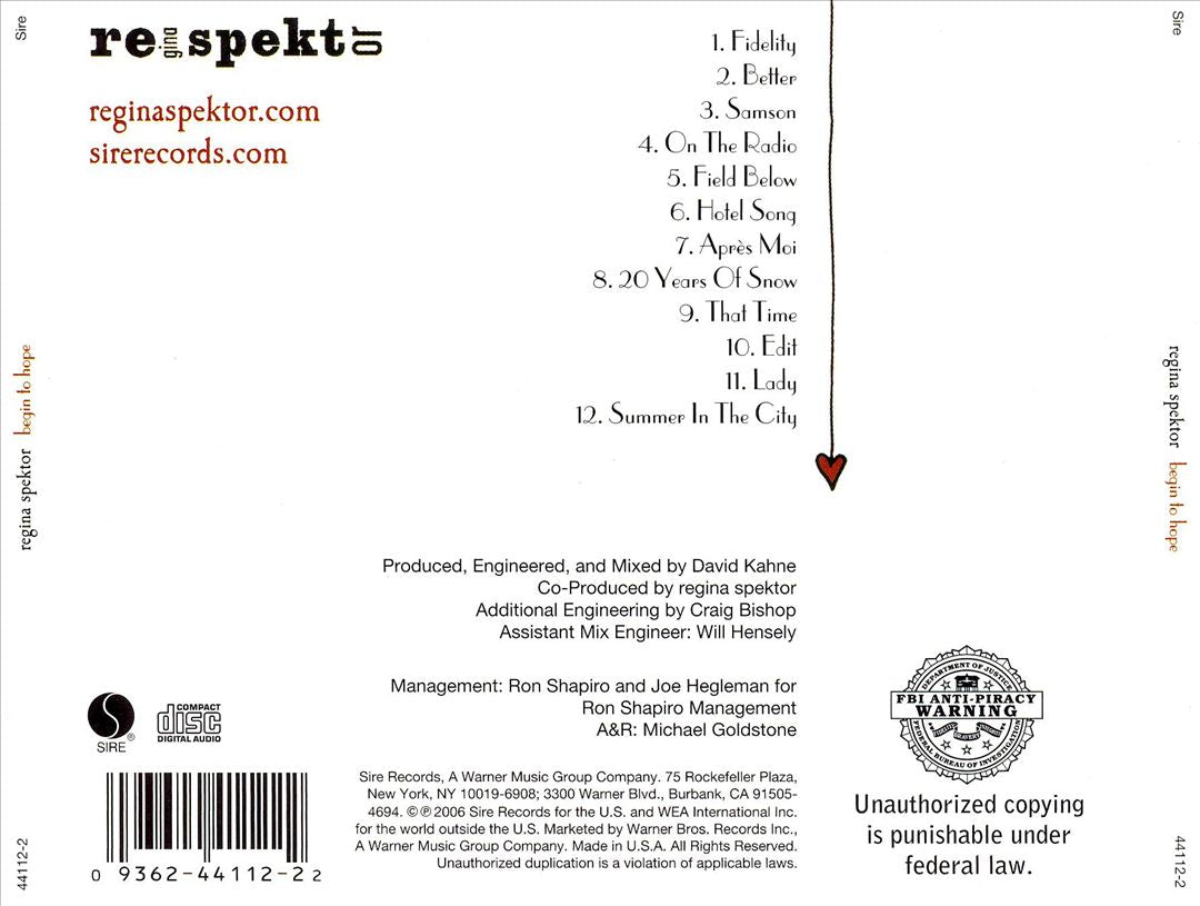 Begin to Hope cover art