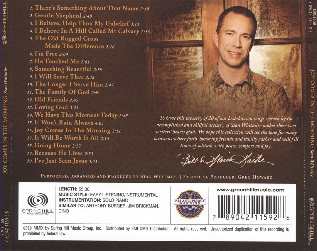 Joy Comes in the Morning cover art