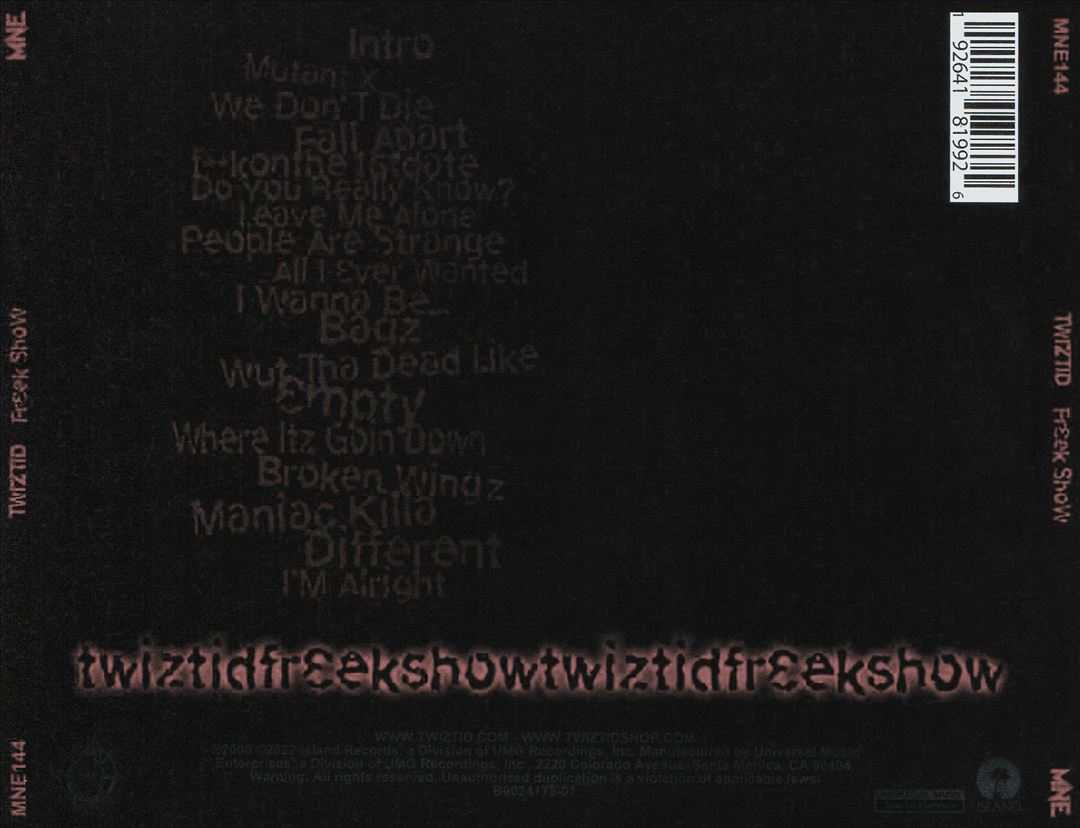 Freek Show cover art