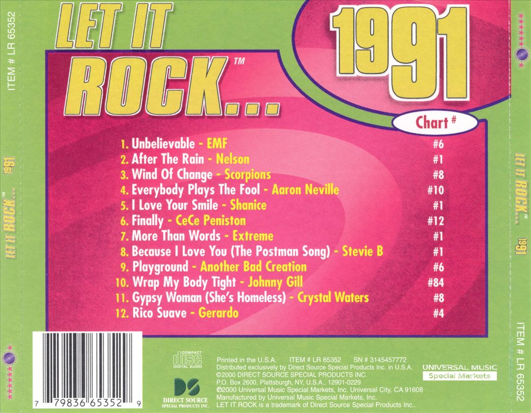 Let It Rock 1991 cover art