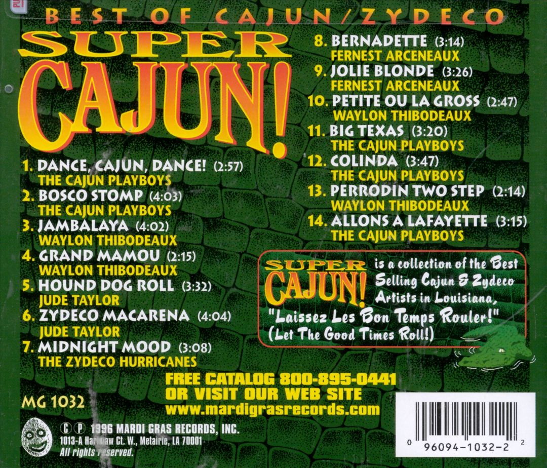 Super Cajun!: TBest of Cajun/Zydeco cover art