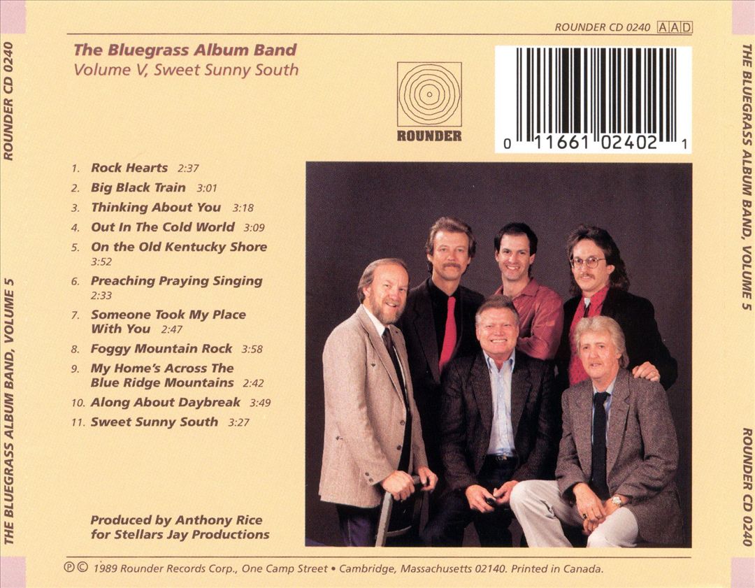 Bluegrass Album, Vol. 5: Sweet Sunny South cover art