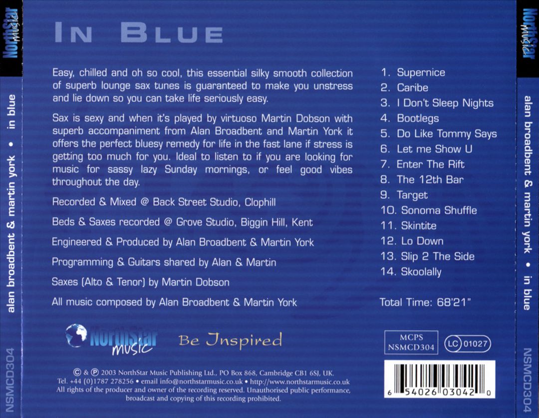 In Blue cover art