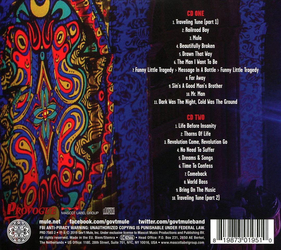 Bring on the Music: Live at the Capitol Theatre cover art