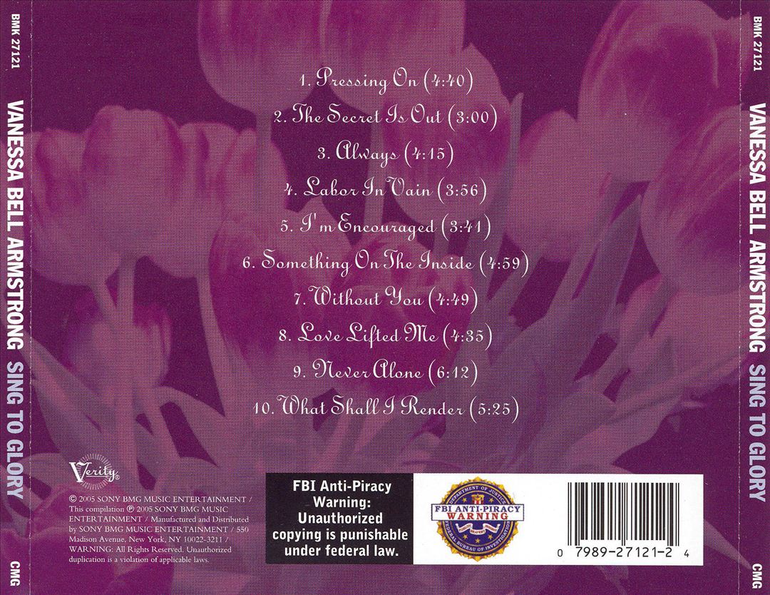 Sing to Glory cover art