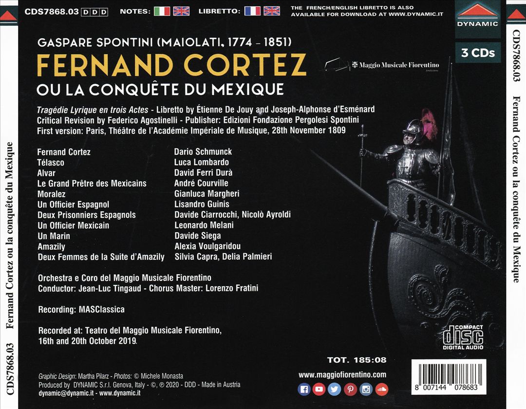 Gaspare Spontini: Fernand Cortez our La Conquête du Mexique cover art