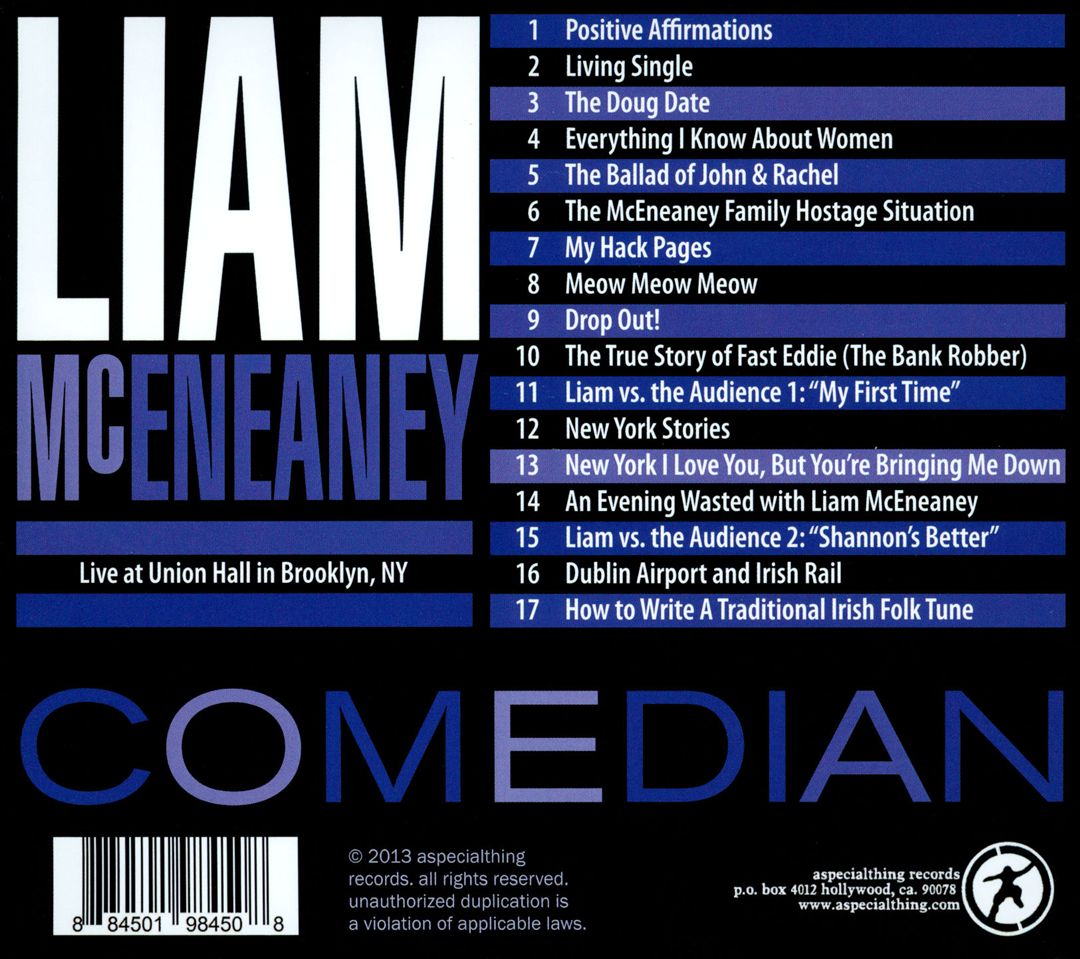 Comedian cover art