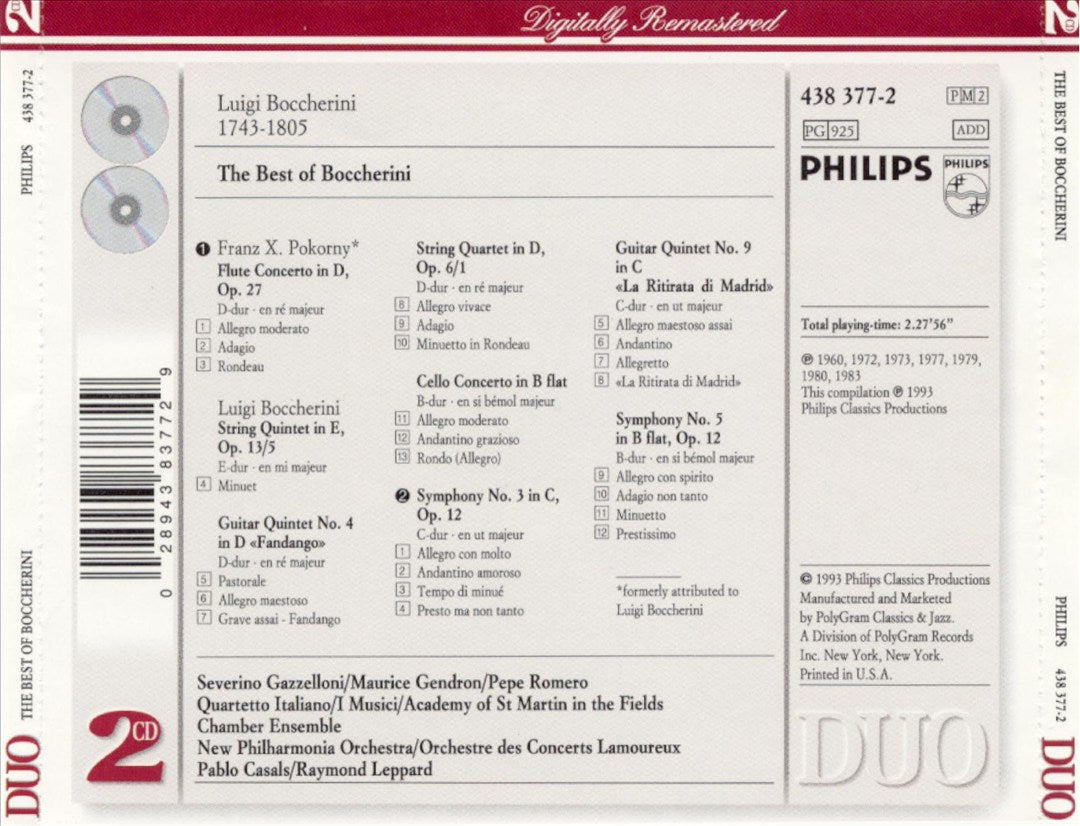 Best of Boccherini cover art