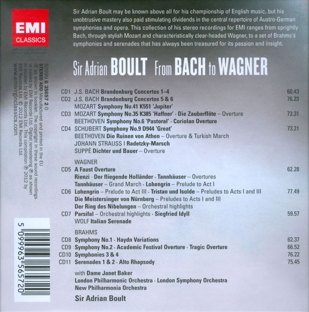 From Bach to Wagner cover art