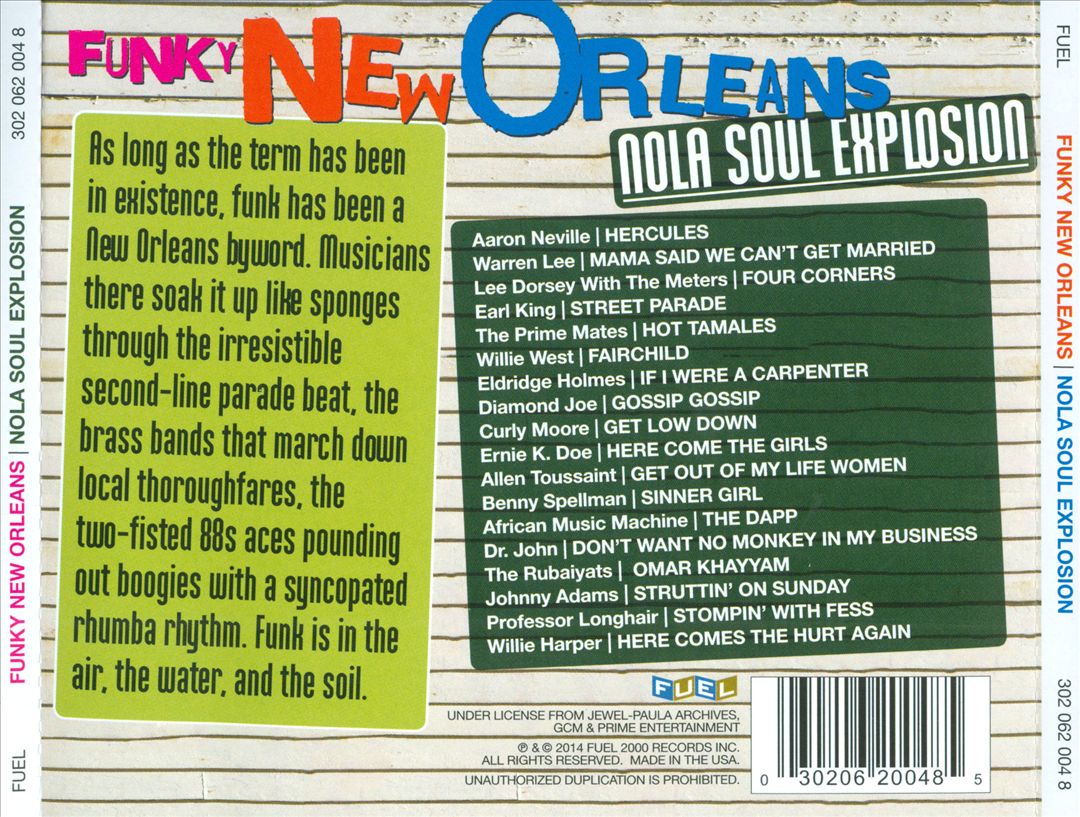 Funky New Orleans: Nola Soul Explosion cover art
