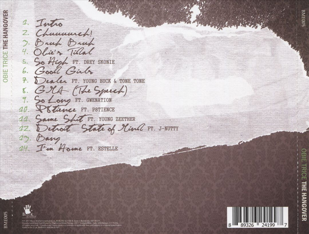 Hangover cover art