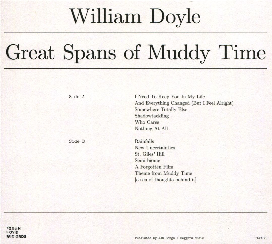 Great Spans of Muddy Time cover art