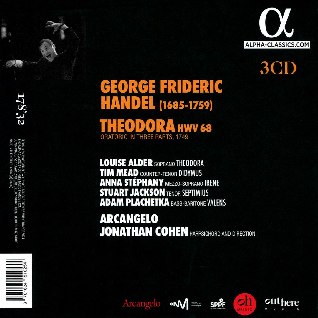 Handel: Theodora, HWV 60 cover art
