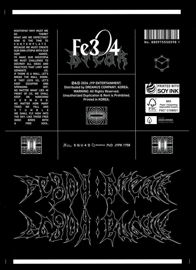 Fe₃O₄: Break cover art