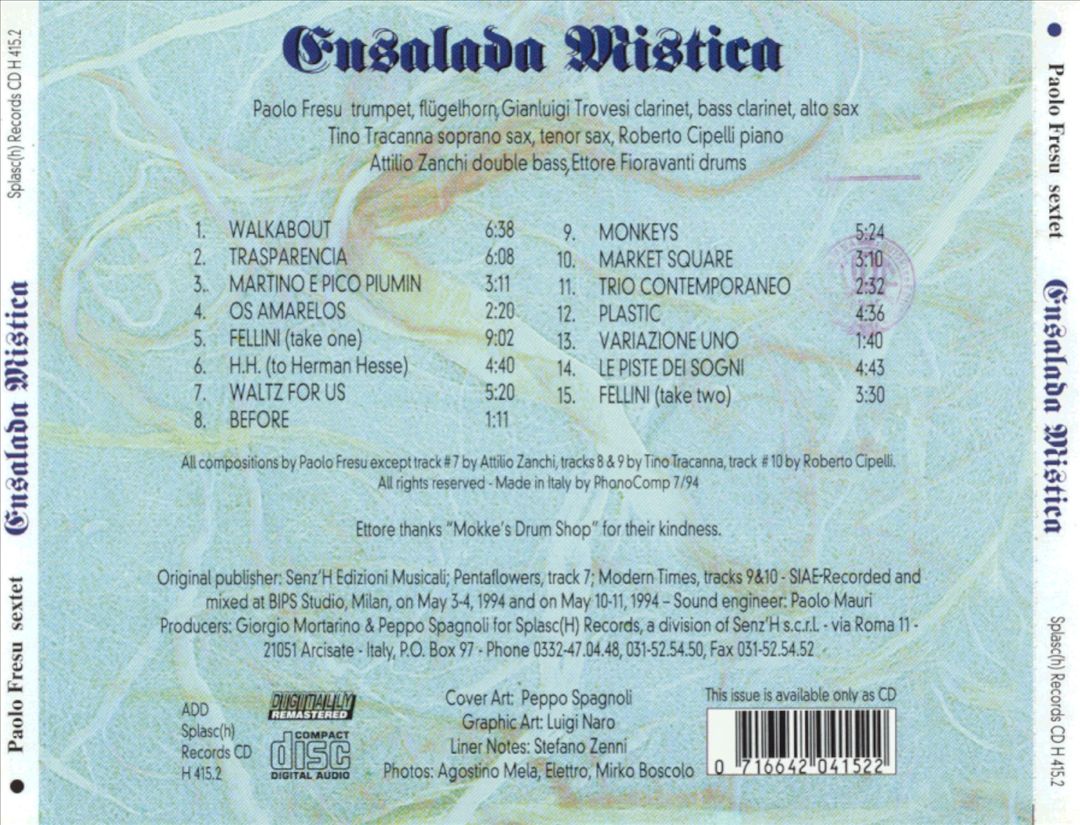 Ensalada Mistica cover art