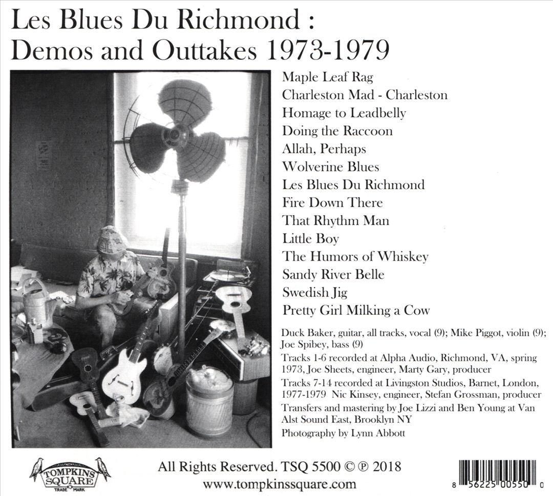 Blues du Richmond: Demos and Outtakes, 1973-1979 cover art