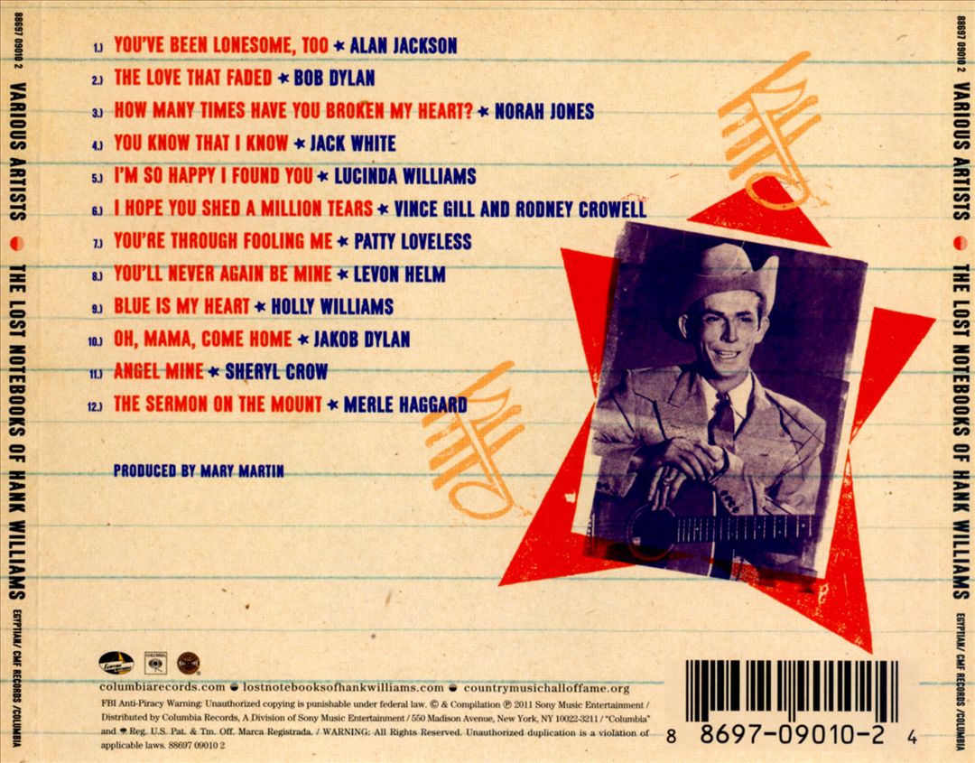 Lost Notebooks of Hank Williams cover art