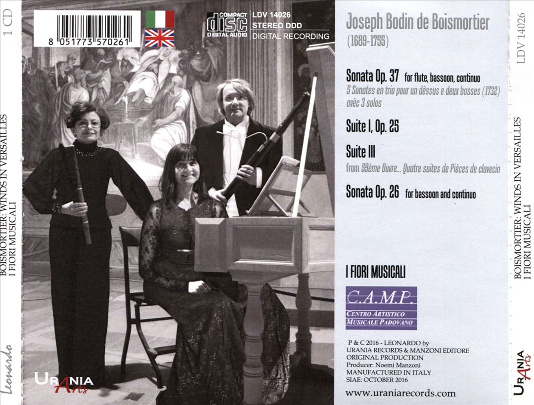Boismortier: Winds in Versailles cover art
