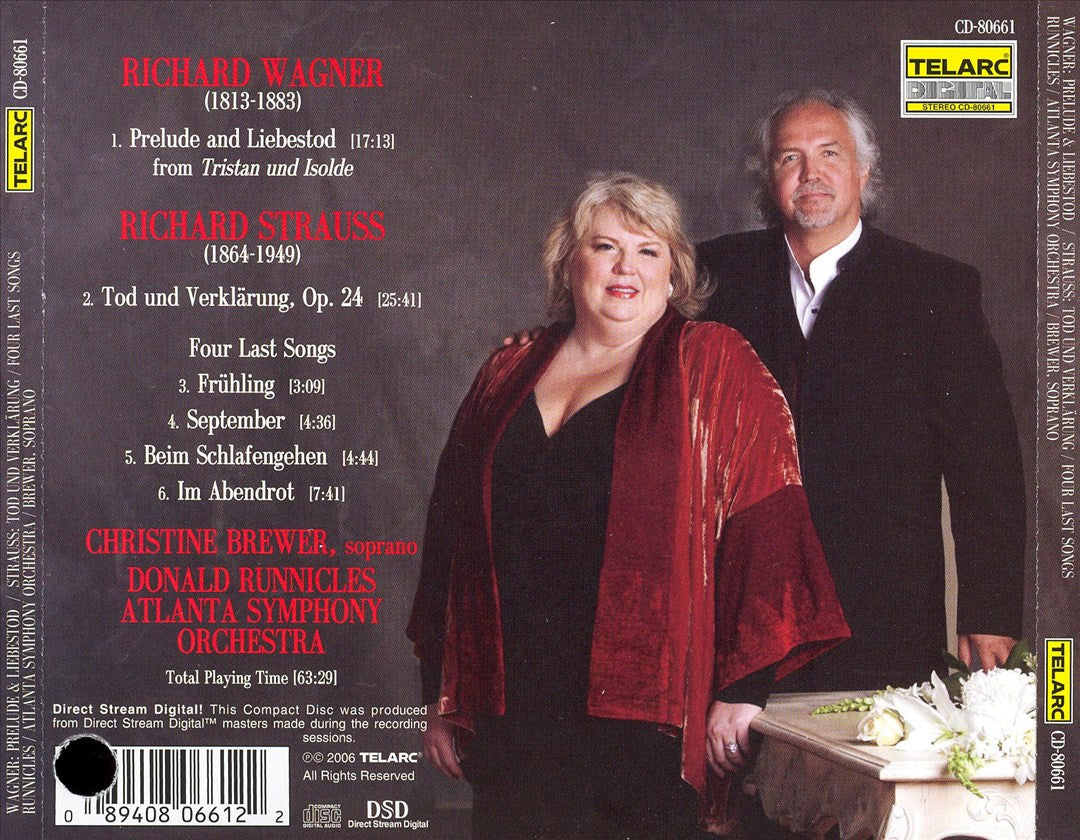 Strauss: Four Last Songs; Death and Transfiguration; Wagner: Prelude and Liebestod from Tristan und Isolde cover art