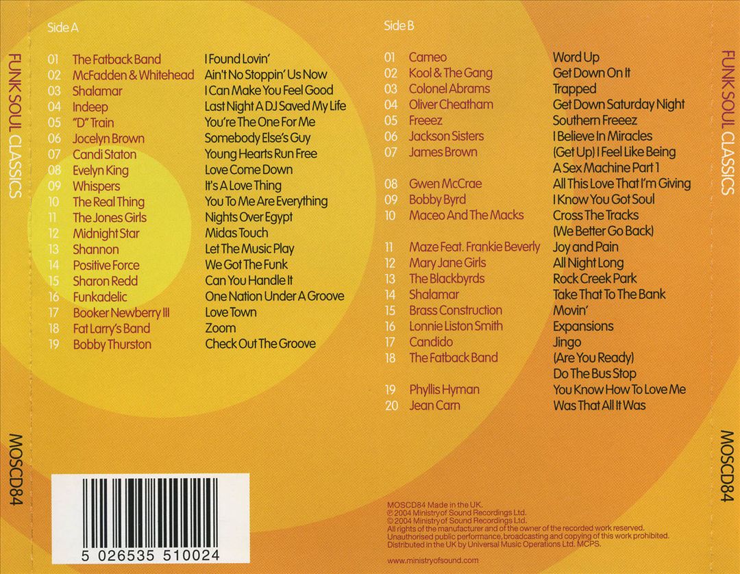 Funk Soul Classics cover art