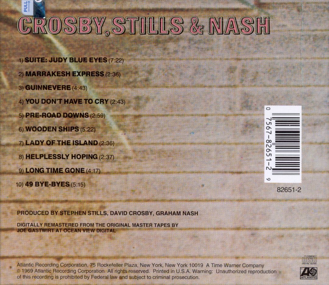 Crosby, Stills & Nash cover art