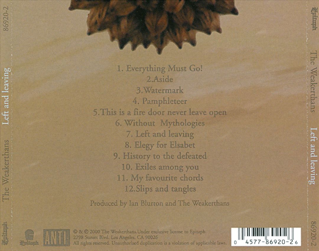 Left and Leaving cover art