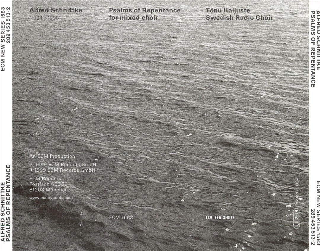 Alfred Schnittke: Psalms of Repentance cover art