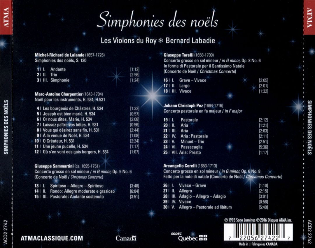 Simphonies des noëls cover art