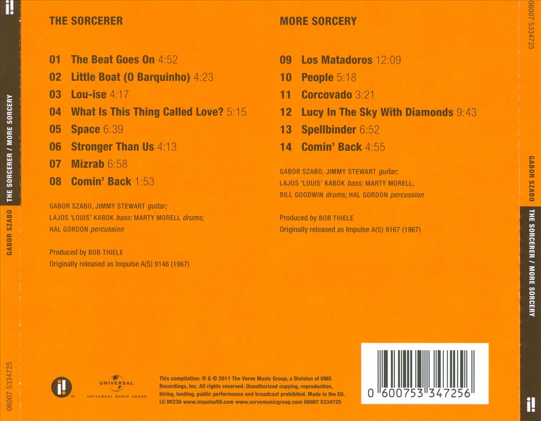 Sorcerer/More Sorcery cover art