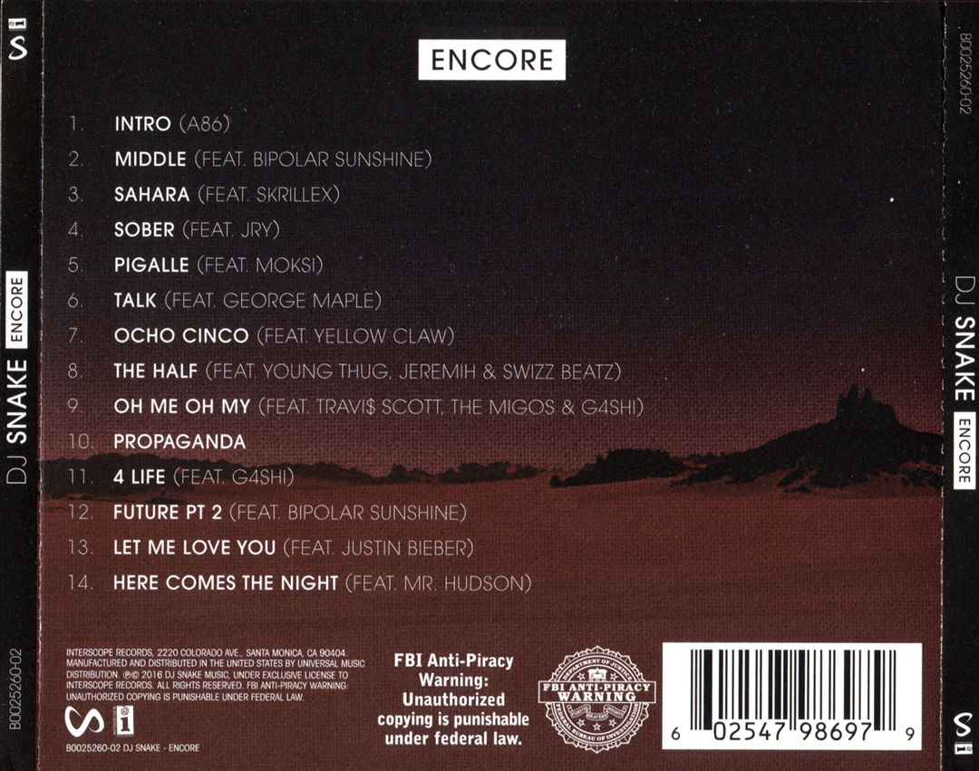 Encore cover art