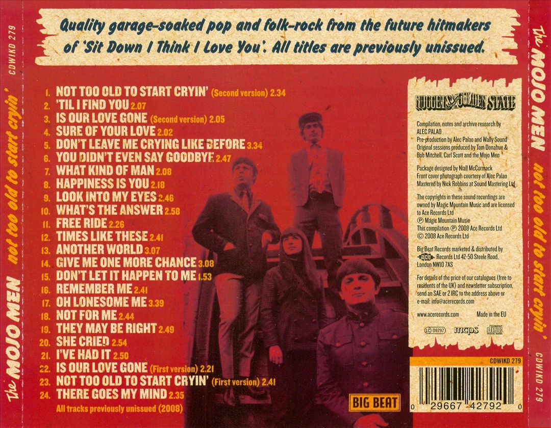 Not Too Old to Start Cryin': The Lost 1966 Masters cover art