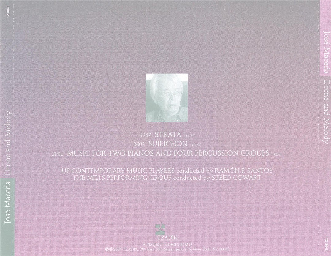 José Maceda: Drone and Melody cover art