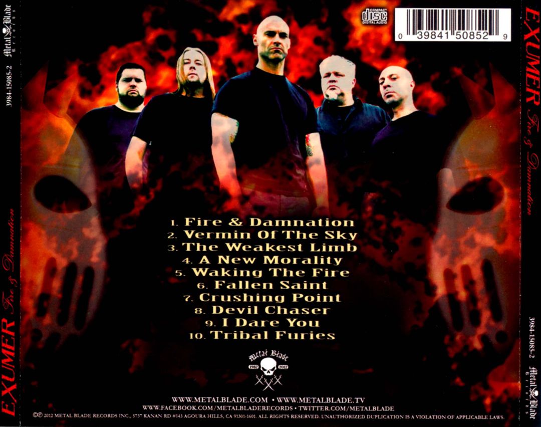 Fire & Damnation cover art