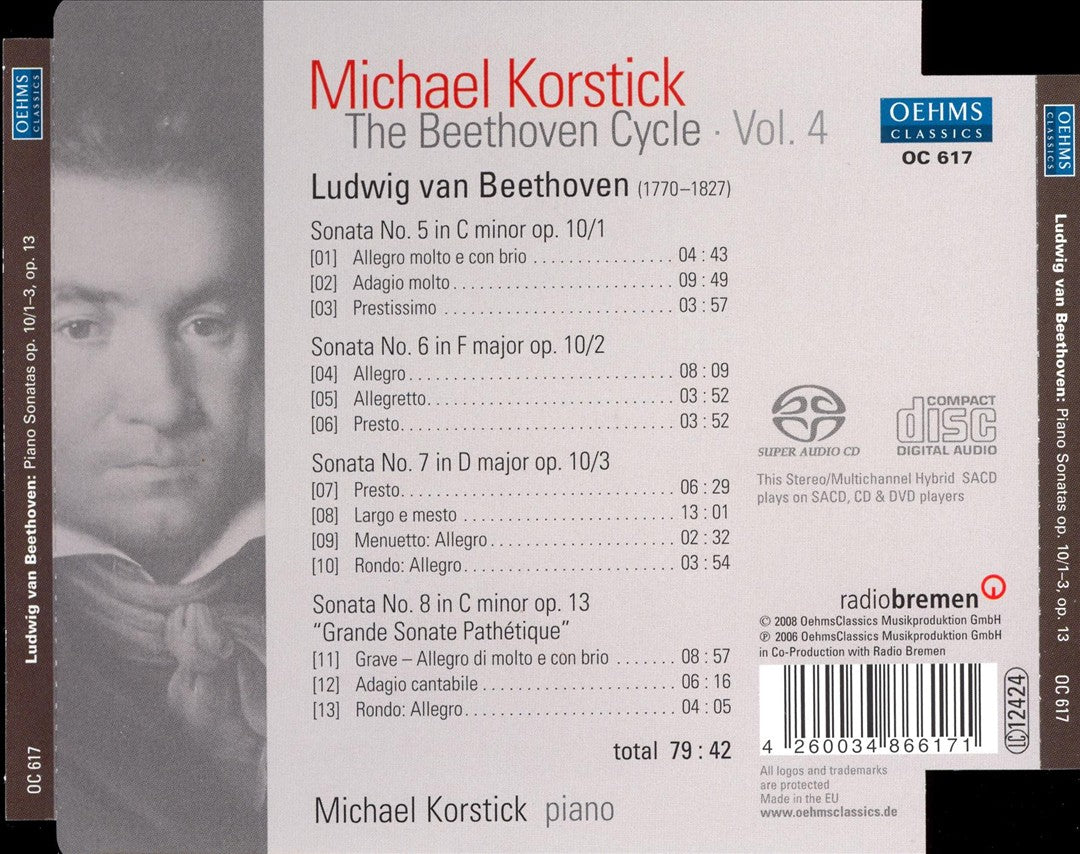 Beethoven: Piano Sonatas Nos. 5-8 cover art