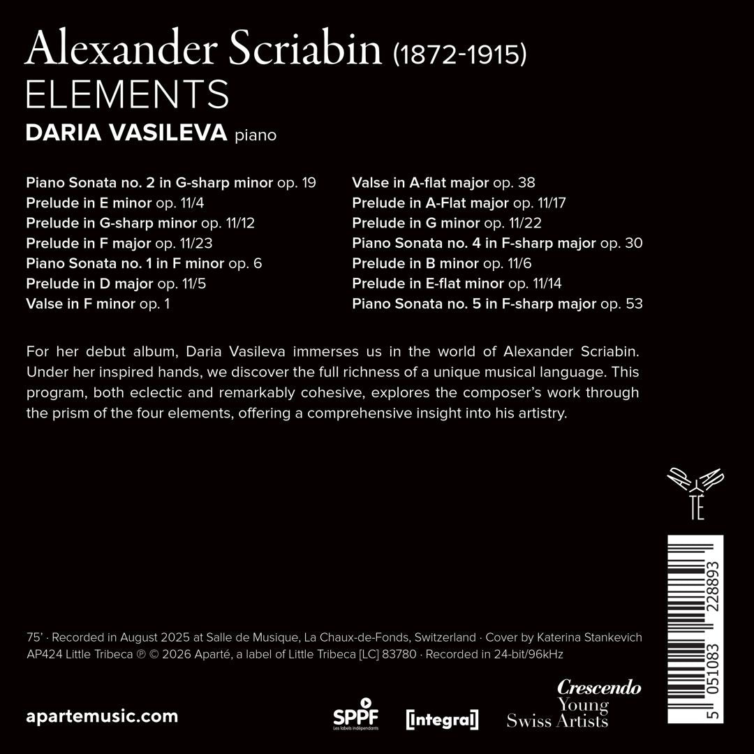 Scriabin: Elements cover art